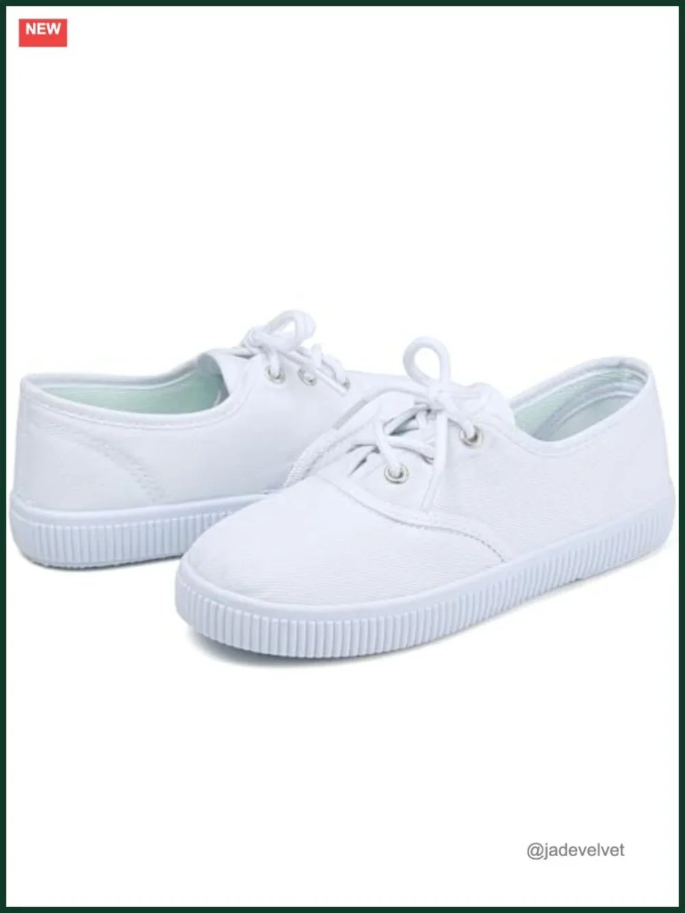 Kids Canvas Lace-Up Sneakers with Slip-Resistant Outsole